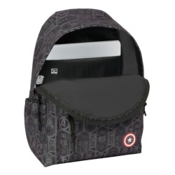 Mochila Escolar The Avengers Vendetta Negro 31 x 43 x 13 cm