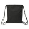 Bolsa Mochila con Cuerdas Kappa Dark Negro 35 x 40 x 1 cm