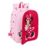 Mochila Escolar Minnie Mouse Naive Rosa 22 x 27 x 10 cm