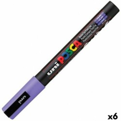 Rotulador permanente POSCA Lila 0,9-1,3 mm (6 Unidades)