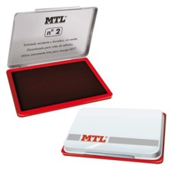 Tampón metálico para sellado MTL Rojo (5 Unidades)