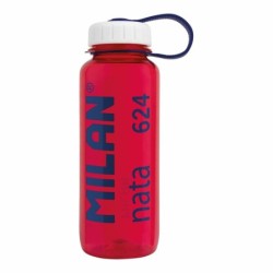 Botella de Agua Milan 650 ml Rosa Plástico