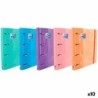 Carpeta de anillas Oxford EUROPEANBINDER Multicolor A4+ (10 Unidades)
