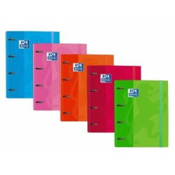 Carpeta de anillas Oxford EUROPEANBINDER Multicolor A4+ (10 Unidades)