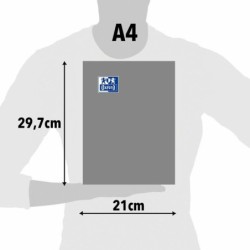 Carpeta de anillas Oxford EUROPEANBINDER Multicolor A4+ (10 Unidades)