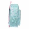 Mochila Escolar Frozen One heart Verde Turquesa 33 x 42 x 14 cm