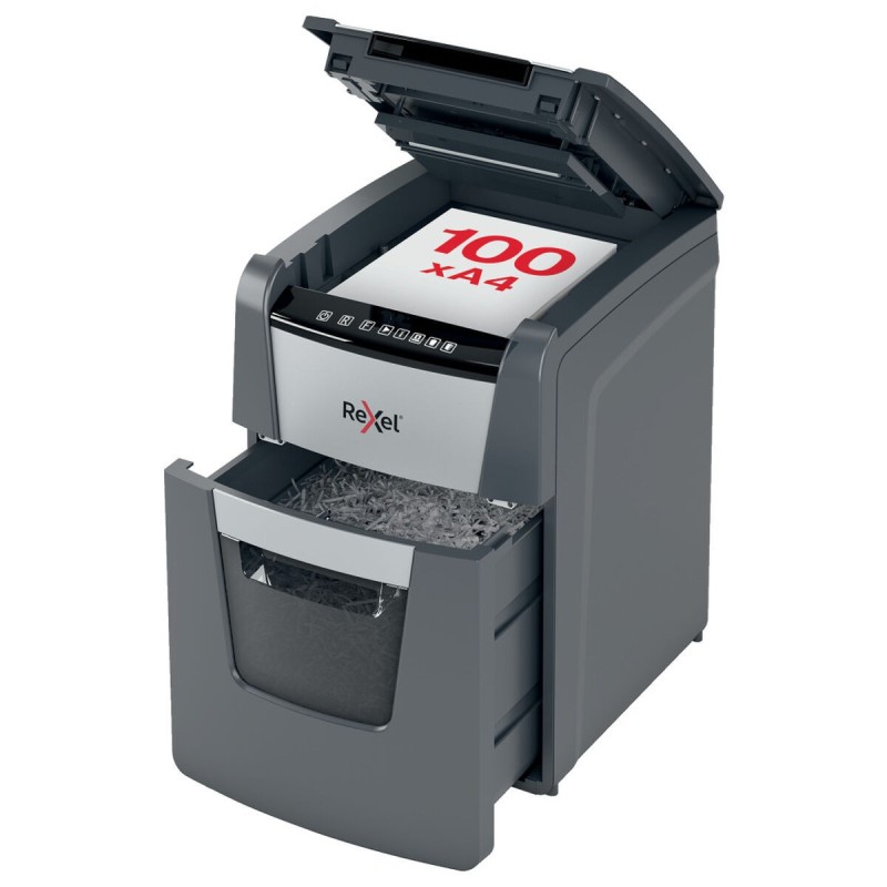Trituradora de Papel Micro Corte Rexel Optimum Auto+ 100M Micro corte P-5 (2 x 15 mm)