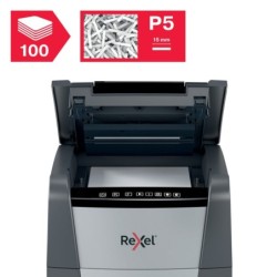 Trituradora de Papel Micro Corte Rexel Optimum Auto+ 100M Micro corte P-5 (2 x 15 mm)