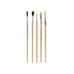 Pinceles Pincello AR1607028 Marrón Gris Madera Metal (24 Unidades)