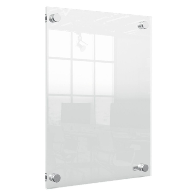 Pizarra blanca Nobo Transparente Acrílico