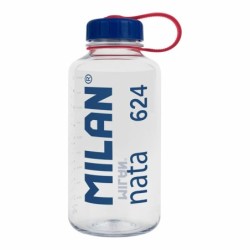Botella de Agua Milan 1 L Transparente Plástico