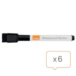 Rotulador para Pizarra Nobo Negro 6 Unidades (6 Unidades)