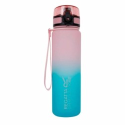 Botella de Agua Regatta Tritan Flip Azul Rosa 600 ml