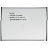 Pizarra blanca Nobo 58,5 x 43 cm