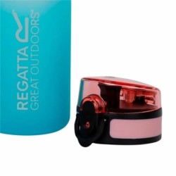 Botella de Agua Regatta Tritan Flip Azul Rosa 600 ml