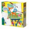 Set de Dibujo SES Creative Painting by number on canvas (3 Piezas)
