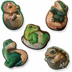 Set de Dibujo SES Creative 2 in 1 Dinosaurs