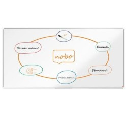 Pizarra magnética Nobo Premium Plus Blanco Aluminio 240 x 120 cm