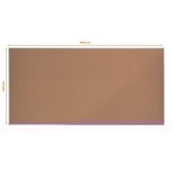 Tablón de Anuncios Nobo Essence Natural 240 x 120 cm