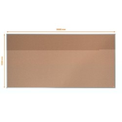 Tablón de Anuncios Nobo Essence Natural 200 x 100 cm