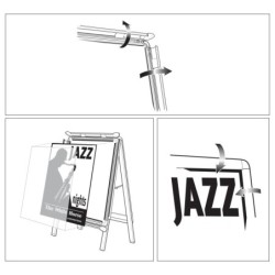 Tablón de Anuncios Nobo Aluminio Polipropileno