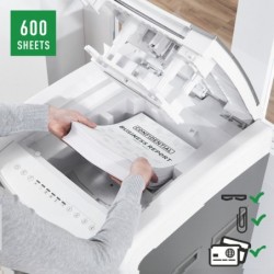 Trituradora de Papel Leitz IQ 600 Pro Autofeed P4 60 L