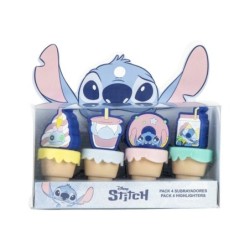 Set de Marcadores Stitch Azul 5 Piezas
