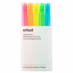 Bolígrafos para Plotter de corte Cricut GLITTER NEON Multicolor 0,8 mm