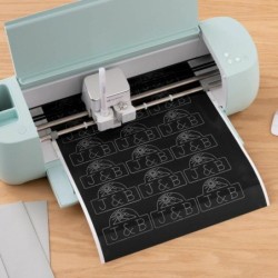 Etiquetas adhesivas Cricut SMRTVNL Negro