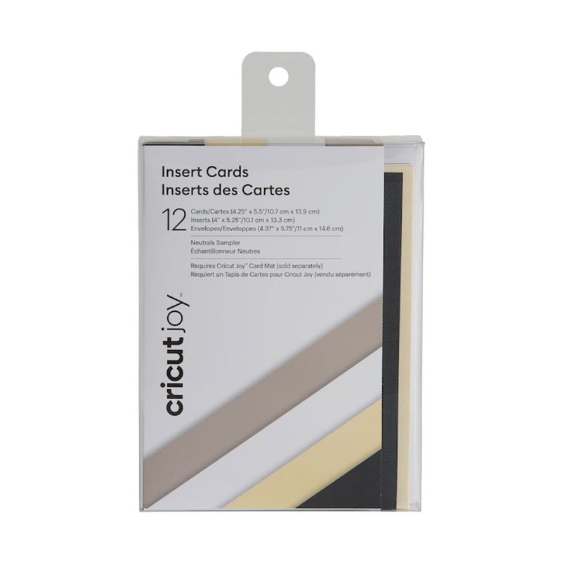 Tarjetas de Inserción para Plotter de corte Cricut Joy (12 Unidades) Tarjetas de Inserción para Plotter de corte Cricut Joy (12 Unidades)