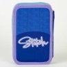 Estuche Escolar Stitch Azul 12,5 x 19,5 x 4,5 cm
