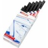 Rotulador permanente Edding 400-01 Negro 1 mm (10 Unidades)