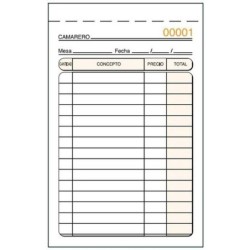 Talonario de Facturas 9 x 14 cm (10 Unidades)