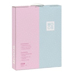 Set de Papelería Moos Flores 28 x 35 x 6 cm 3 Piezas