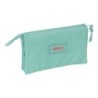 Portatodo Triple F.C. Barcelona Verde 22 x 12 x 3 cm