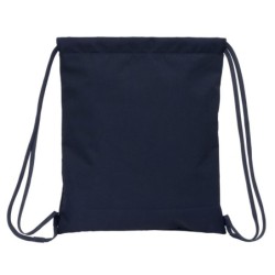 Bolsa Mochila con Cuerdas Real Madrid C.F. 2nd Kit 24/25 Azul marino 35 x 40 x 1 cm