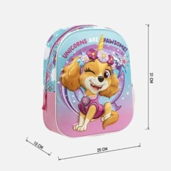 Mochila Infantil The Paw Patrol Rosa 25 x 31 x 10 cm