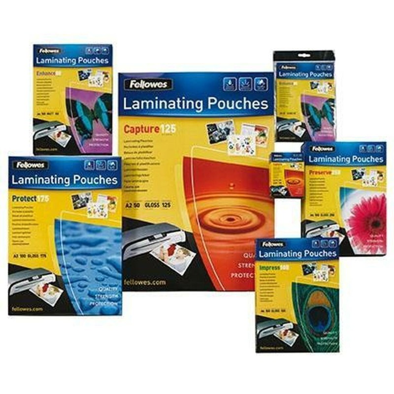 Plastificadora Fellowes 5397402 Transparente (10 Unidades) (100 Unidades)