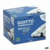 Tizas Giotto Robercolor Blanco 16 Unidades 100 Piezas