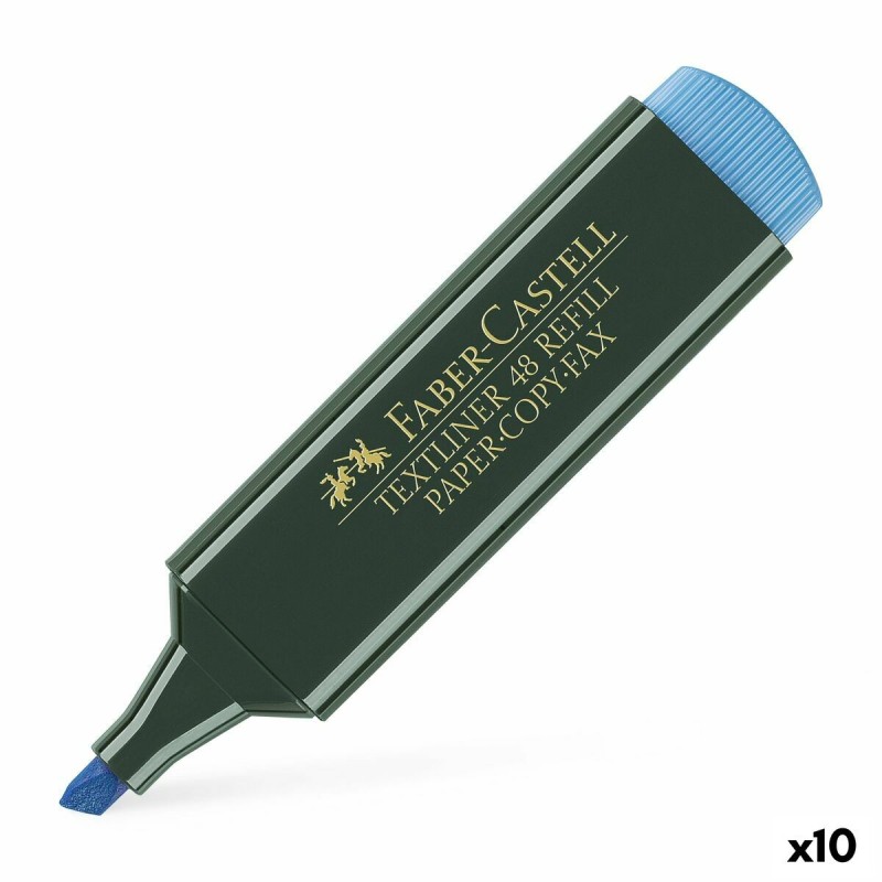 Subrayador Faber-Castell TEXTLINER 48 Azul (10 Unidades) Subrayador Faber-Castell TEXTLINER 48 Azul (10 Unidades)