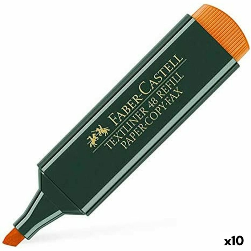 Subrayador Faber-Castell TEXTLINER 48 Naranja (10 Unidades) Subrayador Faber-Castell TEXTLINER 48 Naranja (10 Unidades)