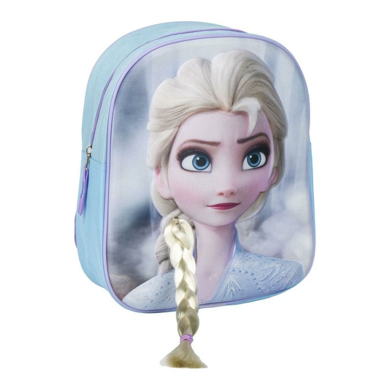 Mochila Escolar Frozen Azul claro 22 x 27 x 1 cm