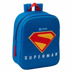 Mochila Escolar Superman Azul