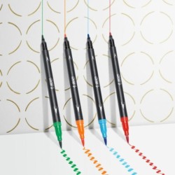 Set de Rotuladores Bic Intensity Dual Tip Multicolor 6 Piezas
