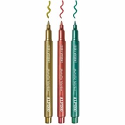 Set de Rotuladores Alpino Multicolor Metalizado 10 Unidades