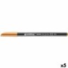 Rotuladores Edding 1200 Naranja claro (5 Unidades)