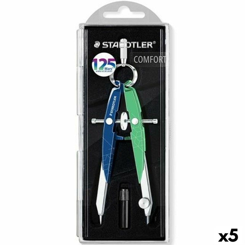 Compás Staedtler MARS Azul Verde (5 Unidades)