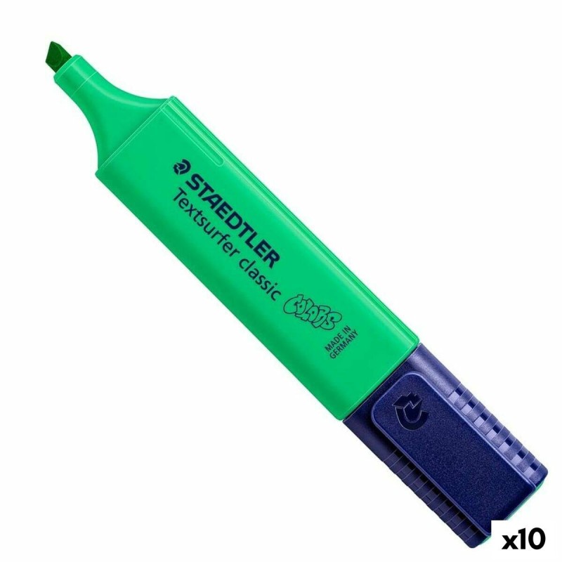 Marcador Fluorescente Staedtler Textsurfer Classic Verde (10 Unidades) Marcador Fluorescente Staedtler Textsurfer Classic Verde (10 Unidades)