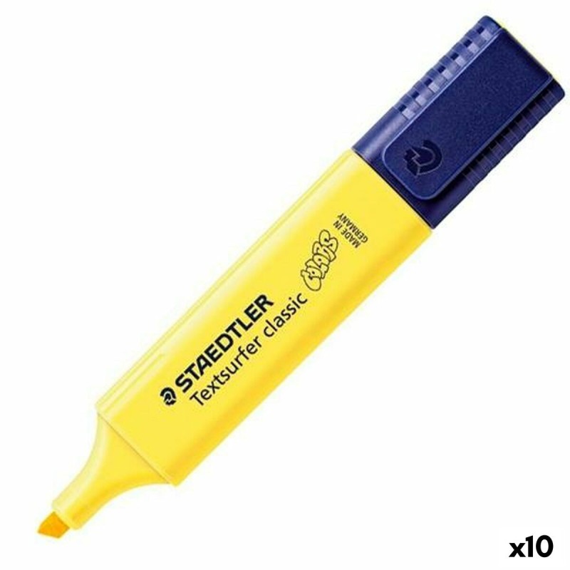 Marcador Fluorescente Staedtler Textsurfer Classic Pastel Amarillo (10 Unidades) Marcador Fluorescente Staedtler Textsurfer Classic Pastel Amarillo (10 Unidades)