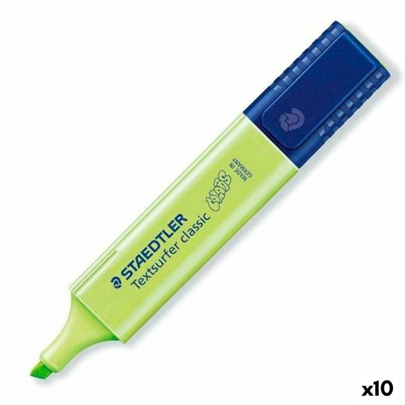 Marcador Fluorescente Staedtler Textsurfer Classic Pastel Verde (10 Unidades) Marcador Fluorescente Staedtler Textsurfer Classic Pastel Verde (10 Unidades)